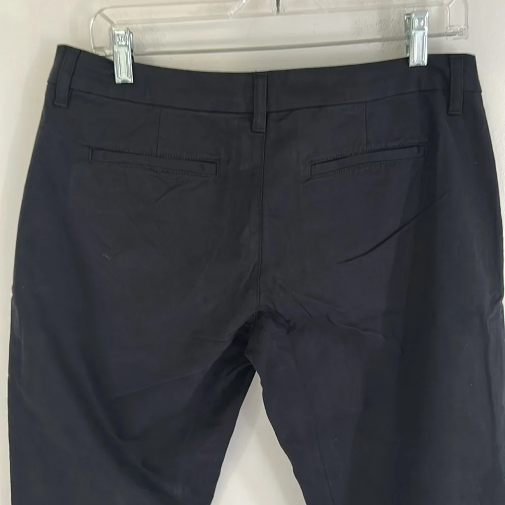 Quince Organic Stretch Cotton Girlfriend Chino Pants Black - Picture 7 of 9